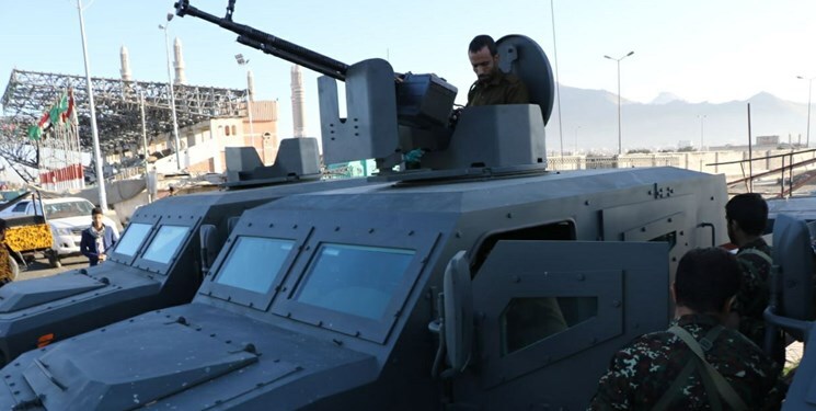 انصارالله یمن از یک خودروی زرهی نظامی رونمایی کرد