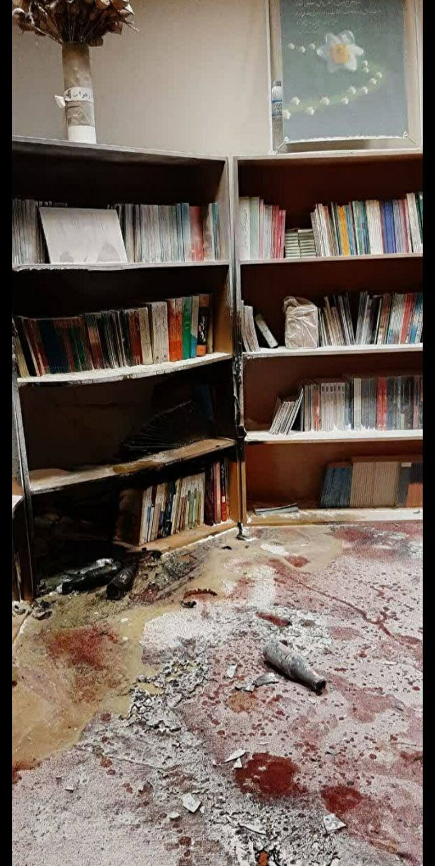 دفتر بسیج دانشجویی دانشگاه آزاد تهران شمال دچار حریق شد