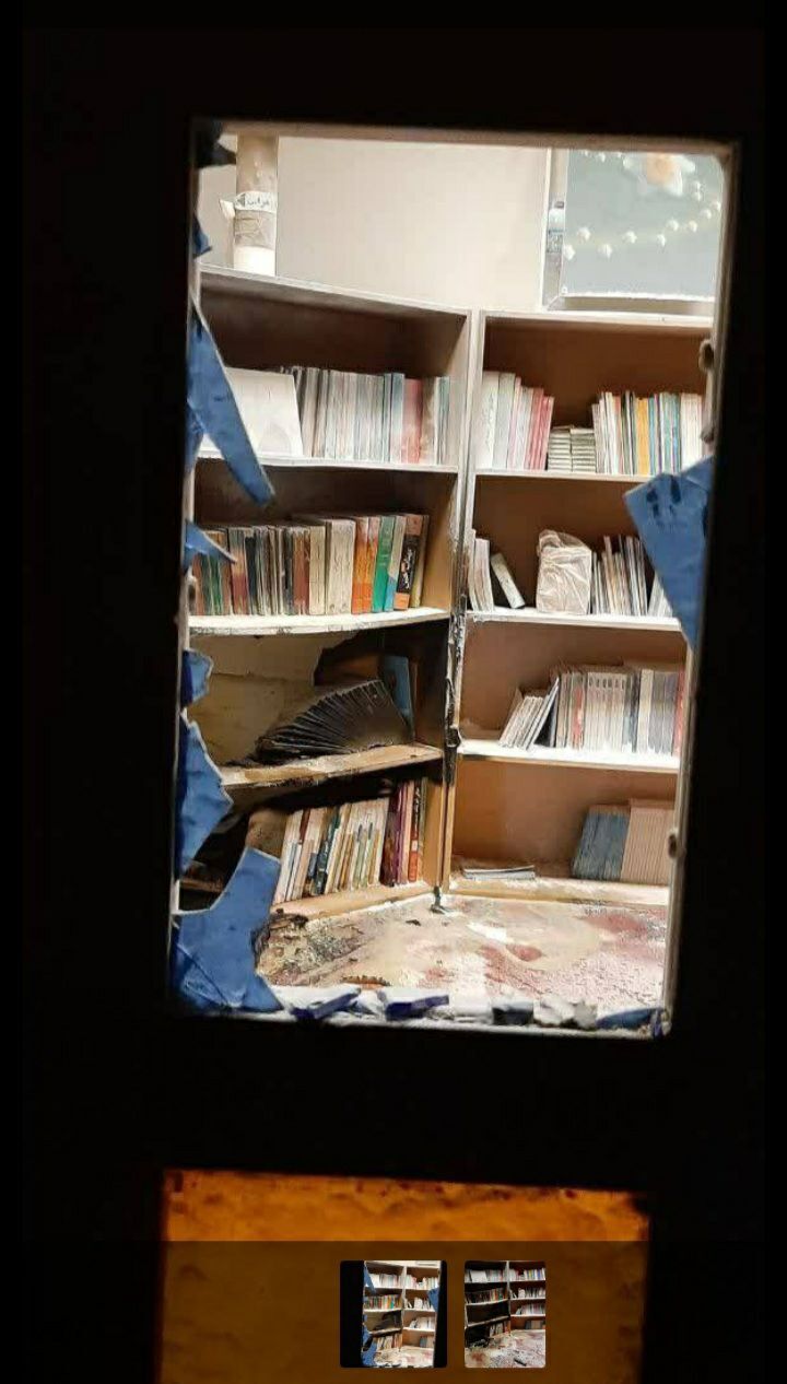دفتر بسیج دانشجویی دانشگاه آزاد تهران شمال دچار حریق شد