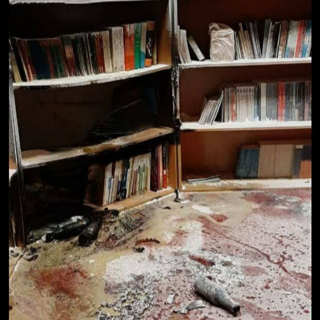 دفتر بسیج دانشجویی دانشگاه آزاد تهران شمال دچار حریق شد + عکس
