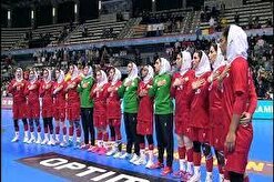 حریفان دختران  ایران در مسابقات هندبال قهرمانی آسیا