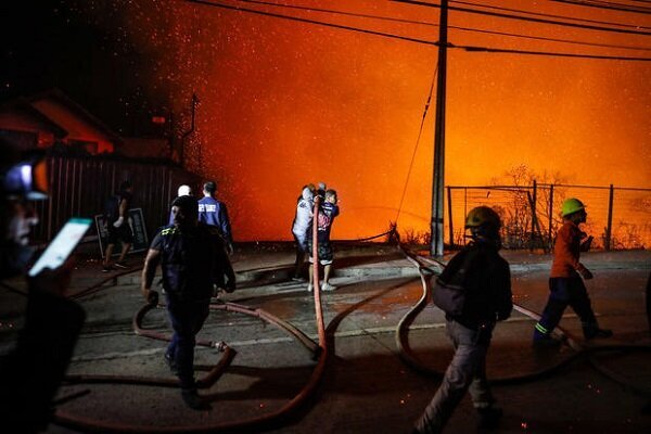 22 نفر در آتش‌سوزی‌های شیلی کشته شدند