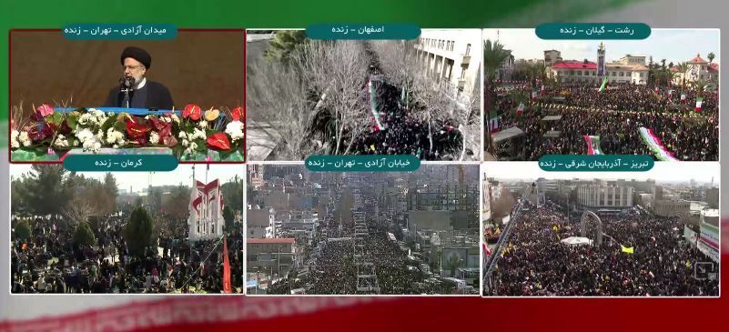 آغاز سخنرانی رئیس جمهور / روحانی: استواری نظام نتیجه راهبری مقام معظم رهبری است  + فیلم و عکس