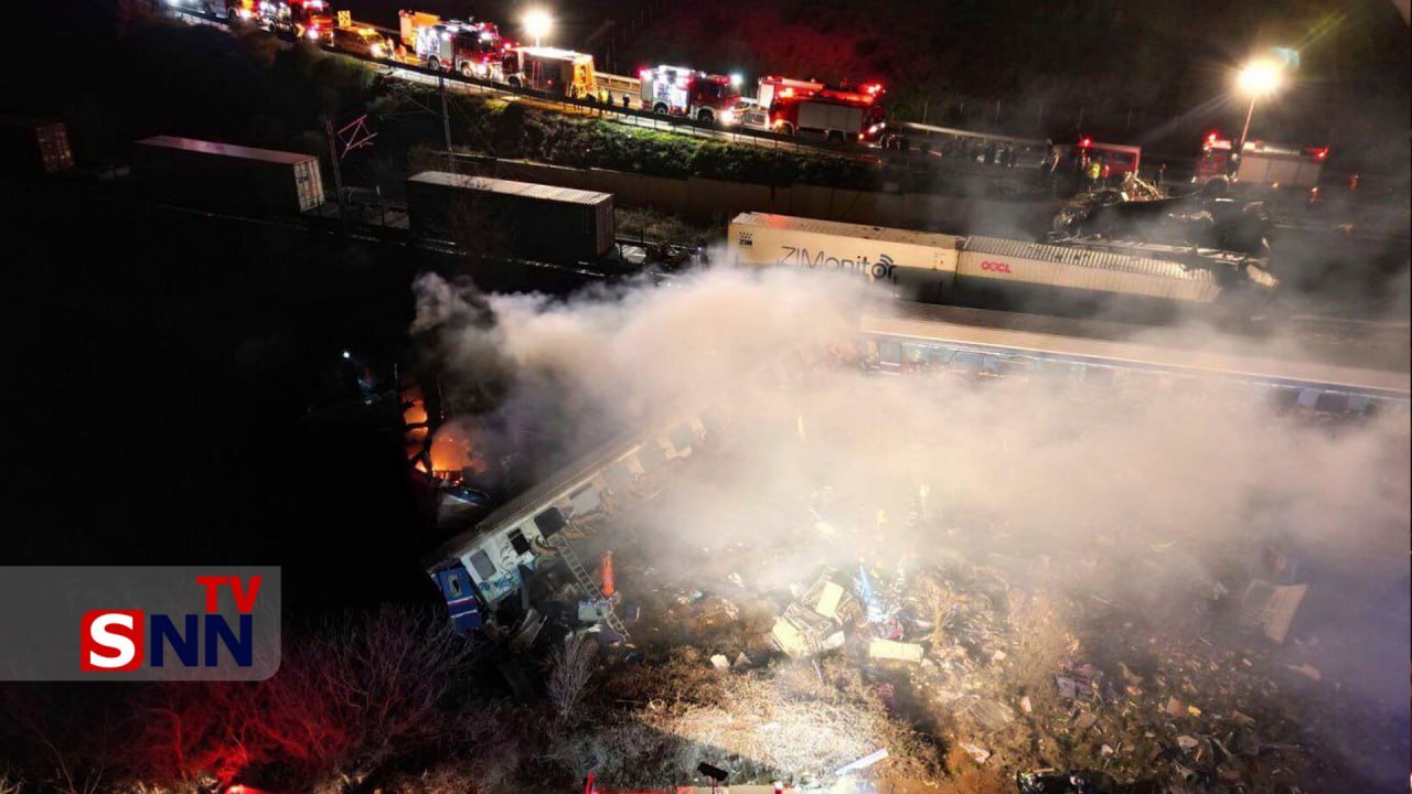 مرگبارترین حادثه قطاری در یونان / 117 کشته و زخمی + عکس و فیلم 2