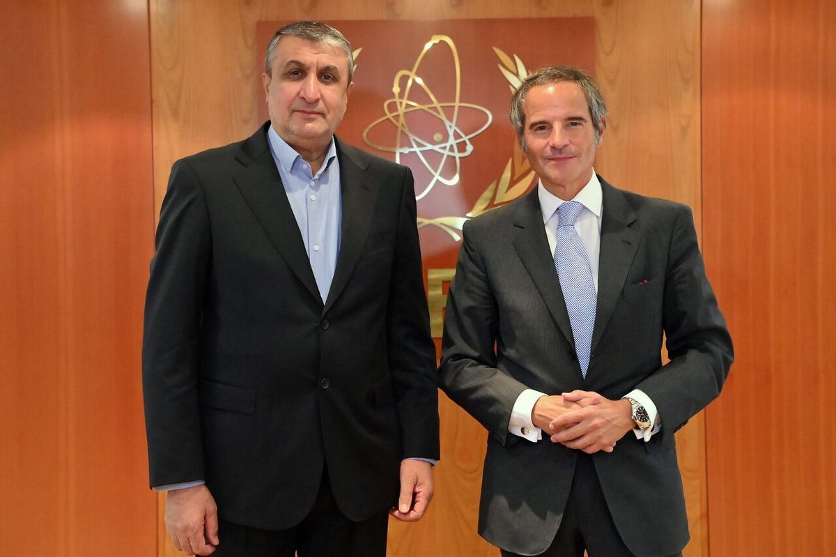 آغاز دور دوم مذاکرات «رافائل گروسی» با رئیس سازمان انرژی اتمی