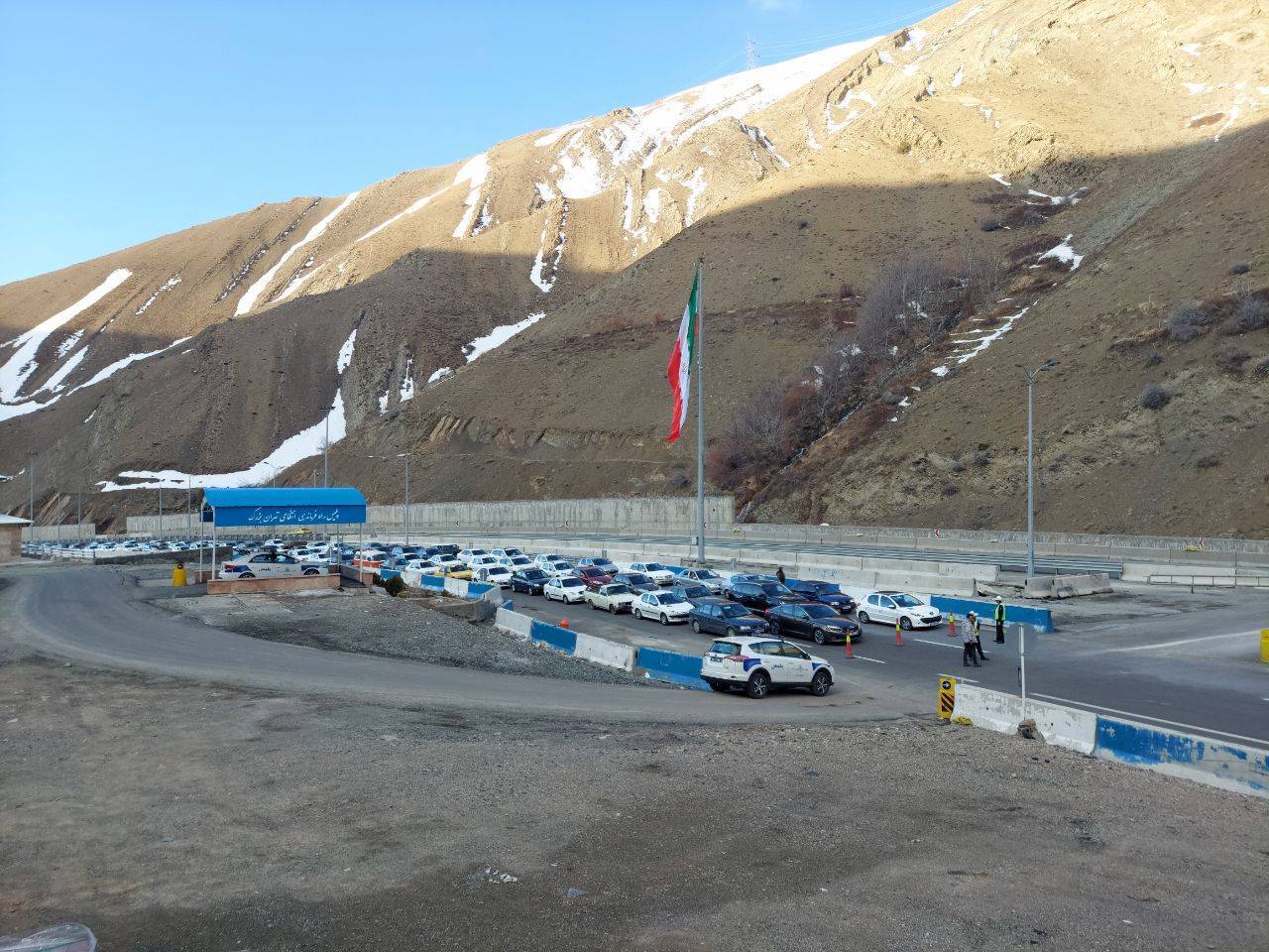ترافیک سنگین آزادراه تهران - شمال