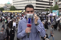 گزارش میدانی خبرنگار مستقر خبرگزاری دانشجو از راهپیمایی روز قدس