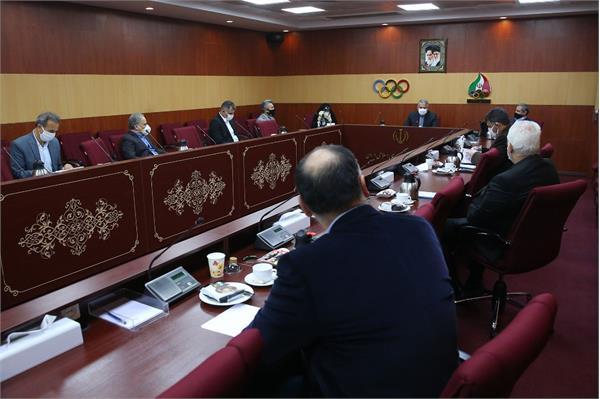 صدونهمین نشست هیات اجرایی کمیته ملی المپیک برگزار شد