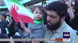 حس و حال مشاور شهردار تهران که با فرزند خود در اجتماع «سلام فرمانده» شرکت کرد