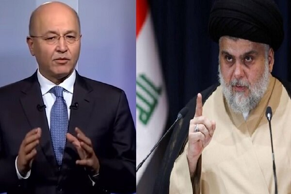 موضع گیری تند مقتدی صدر علیه رئیس جمهور عراق