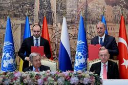 امضای توافق روسیه و اوکراین در استانبول برای انتقال غلات اوکراین