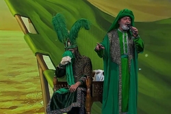 اجرای سوزناک تعزیه‌ی حضرت علی اکبر(ع) در برنامه‌ی معلی