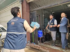 کمک‌رسانی فوری تیم امدادی بنیاد احسان در منطقه امامزاده داوود تهران