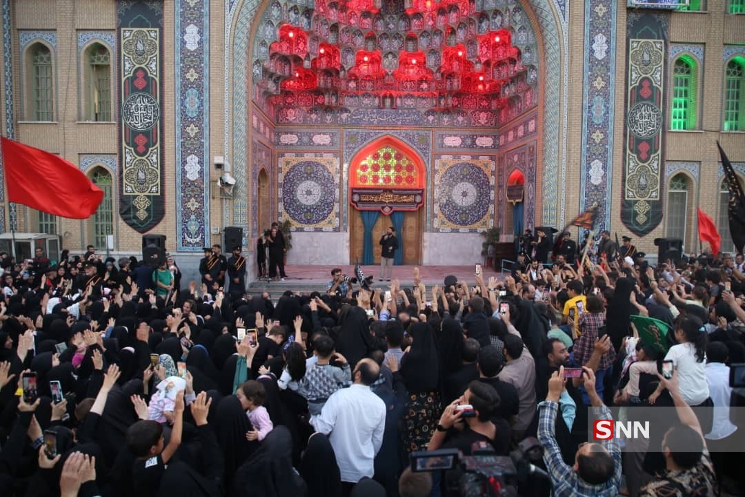 شکوه هیأت دهه نودی‌ها در مسجد مقدس جمکران +تصاویر