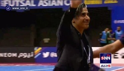 تشویق وحید شمسایی توسط هواداران ایرانی