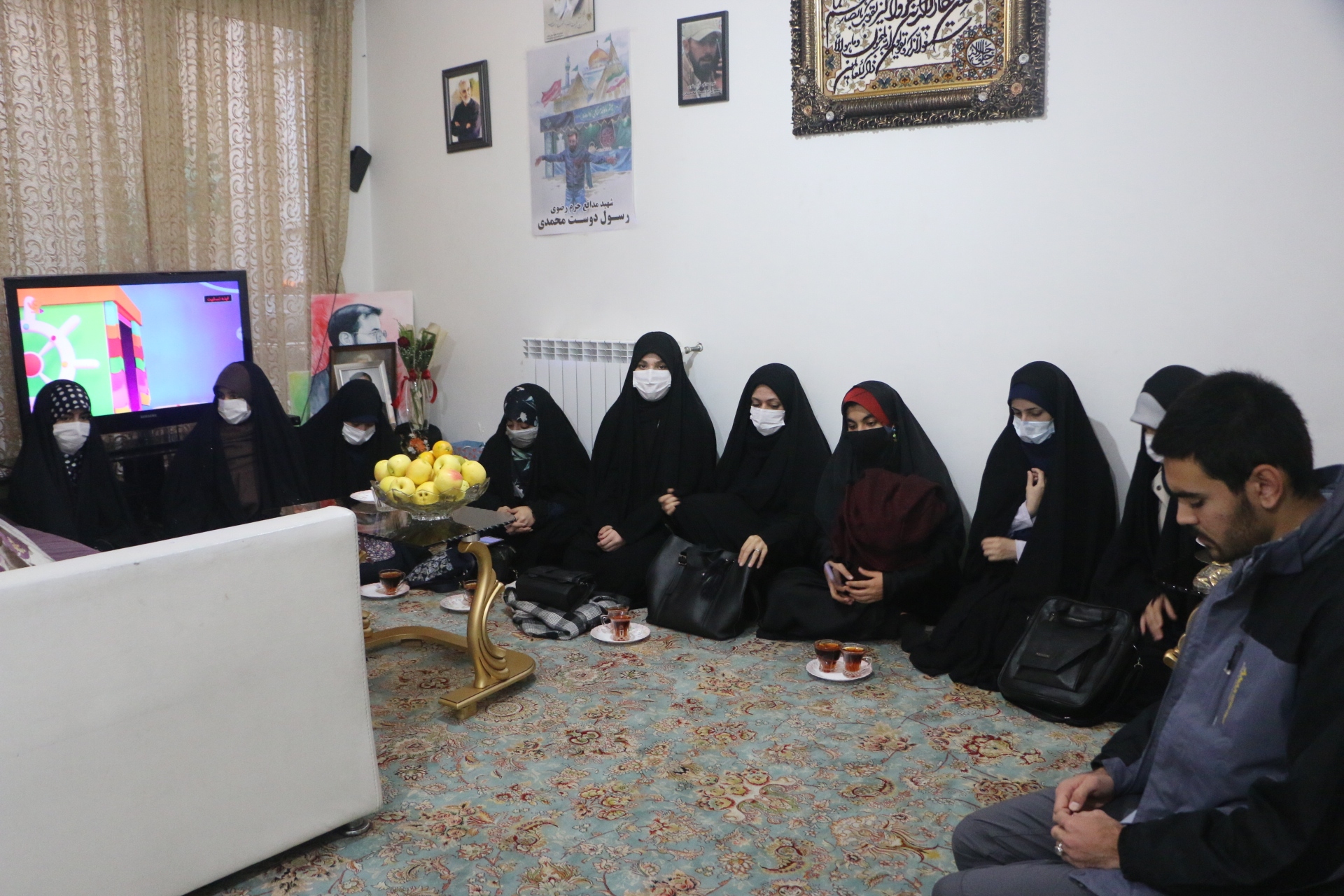 اغتشاشگران با بی‌شرمی در مراسم چهلم شهید دوست‌محمدی اخلال ایجاد کردند