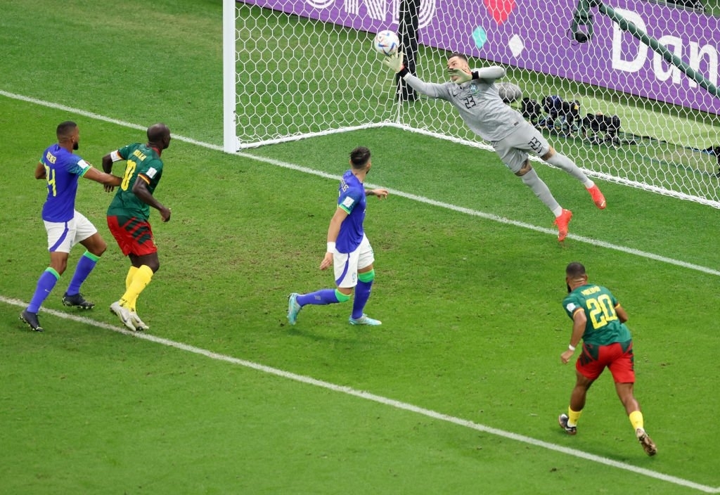 برزیل 0 - کامرون 1/ برد شیر‌های رام نشدنی در شب حذف از جام بیست و دوم