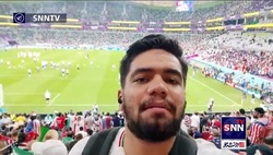 حال و هوای ورزشگاه الثمامه و هواداران یکپارچه در حال تشویق تیم ملی