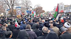 راهپیمایی مردم زنجان در محکومیت حمله تروریستی کرمان+فیلم