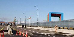 سایت موقت پایانه مرزی آستارا «پل مرزی جدید آستارا -آستارا» افتتاح شد