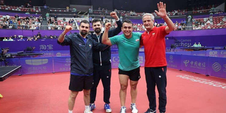 - رنکینگ تیمی تنیس روی میز ایران با 9 پله صعود در جهان