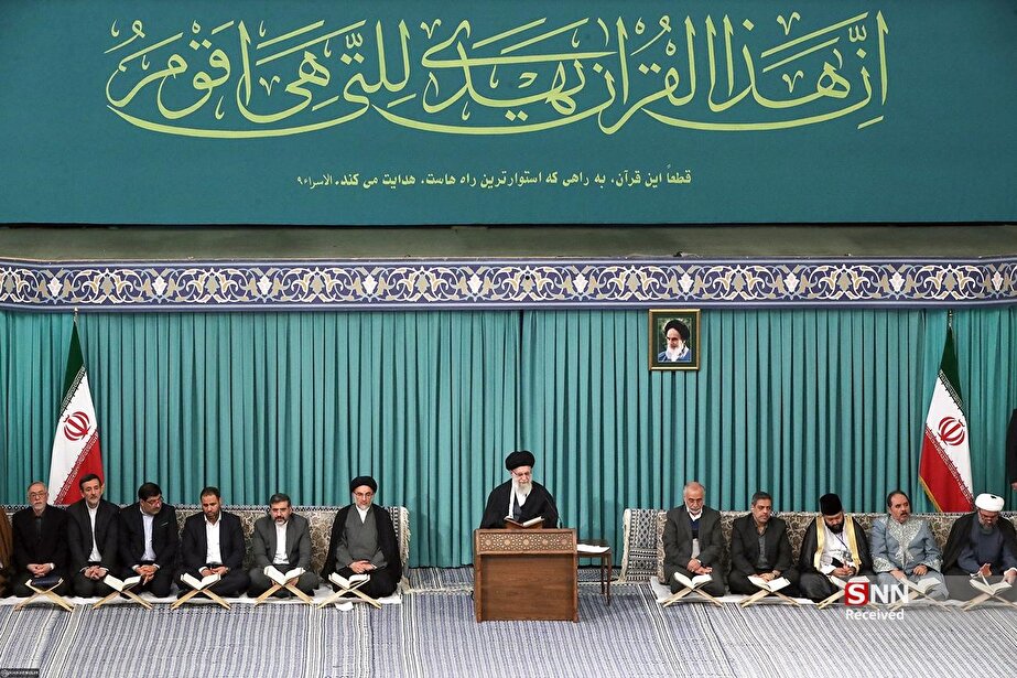 دیدار شرکت‌کنندگان در مسابقات قرآن با رهبر انقلاب اسلامی