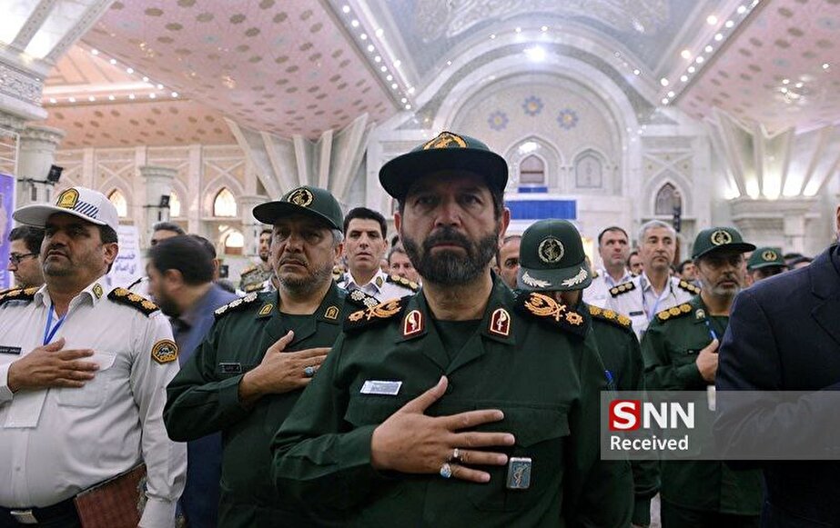 تجدید میثاق فرمانده و پرسنل قرارگاه شهید فهمیده با آرمان های  امام خمینی (ره)