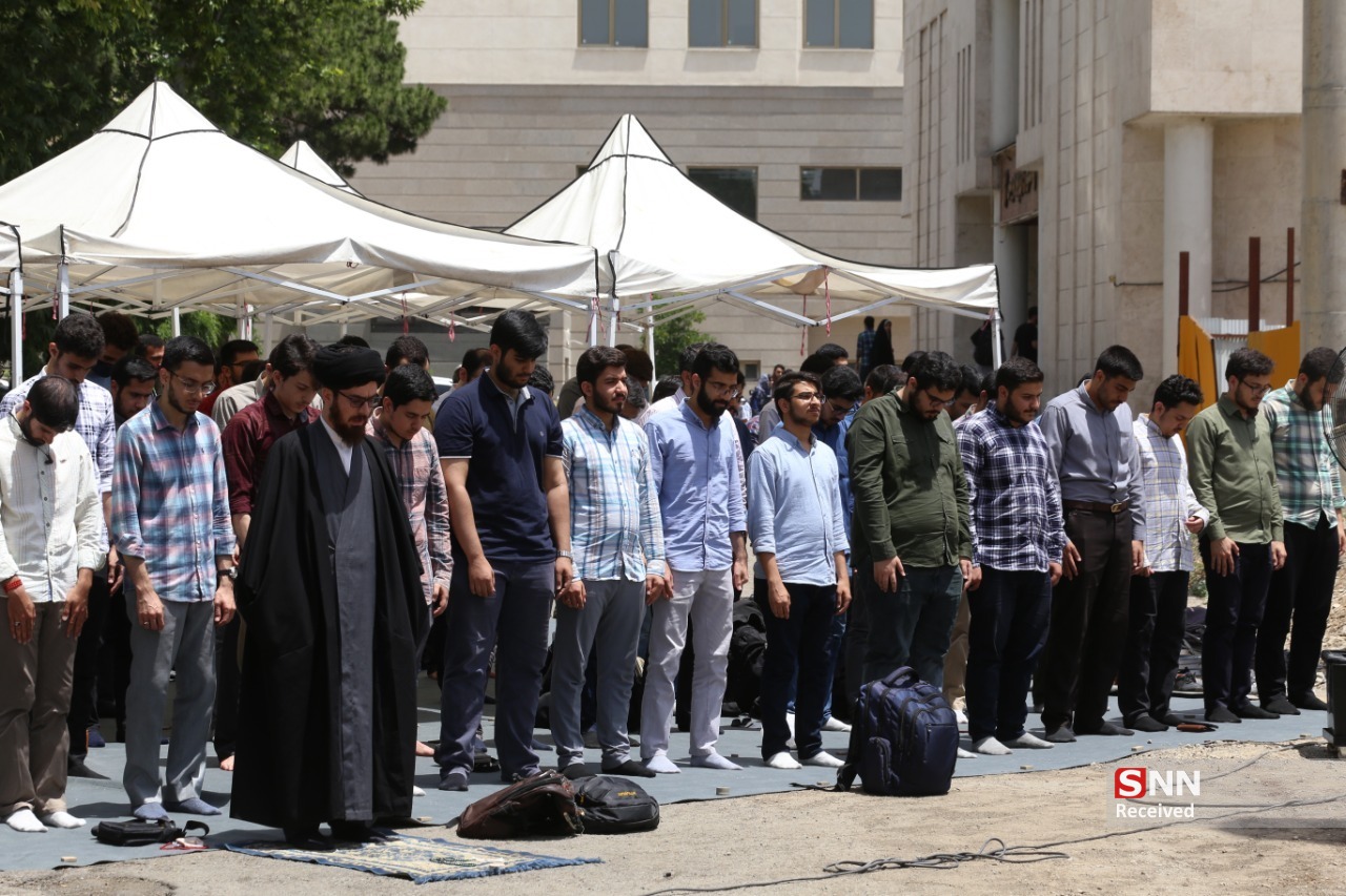 اقامه نماز همدلی برای ساخت مسجد فنی + عکس و فیلم