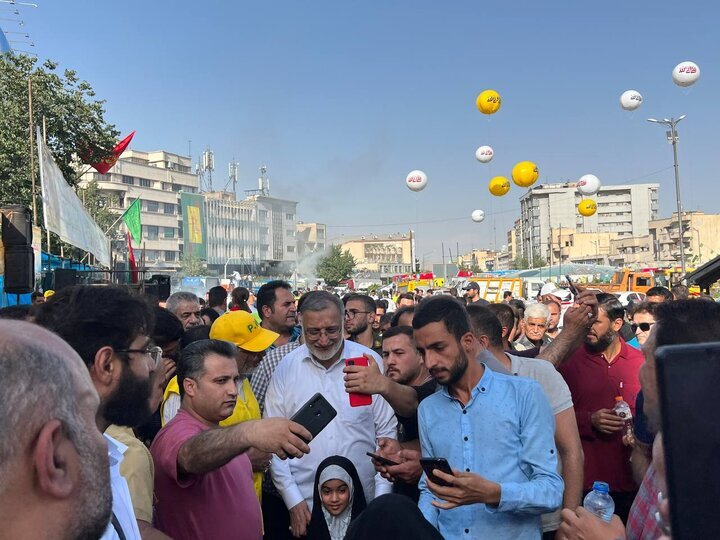 بازدید میدانی شهردار تهران از مسیر جشن 10 کیلومتری غدیر