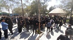 پیکر دانشجوی جهادگر اصفهانی تشییع و به خاک سپرده شد
