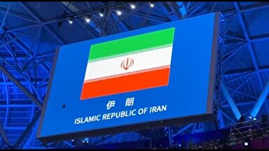 رژه کاروان ایران در مراسم افتتاحیه بازی های آسیایی هانگژو چین