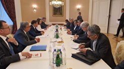 دیدار رییس سازمان انرژی اتمی ایران و رییس روس اتم