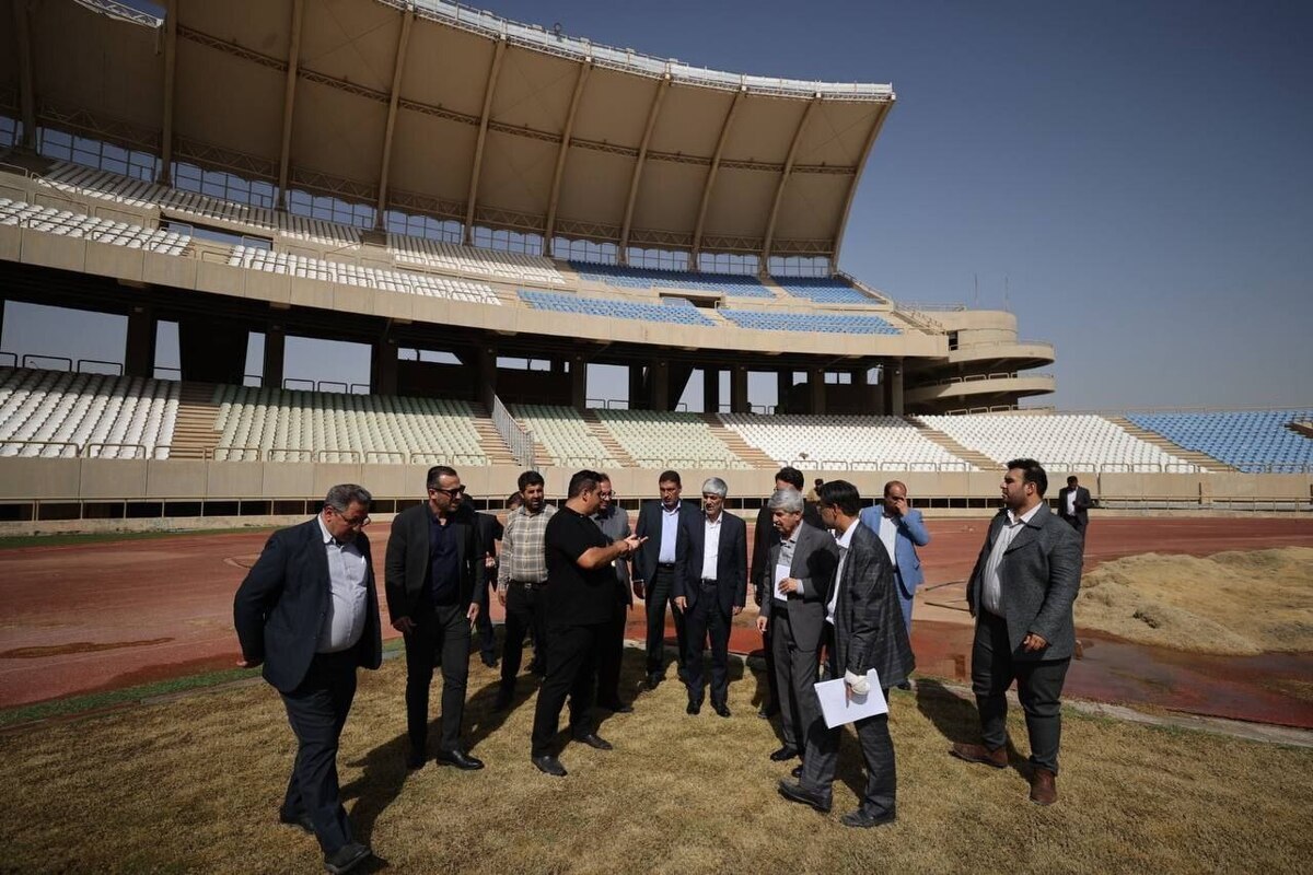 وزیر ورزش و جوانان از ورزشگاه ۵۰ هزار نفری پارس شیراز بازدید کرد