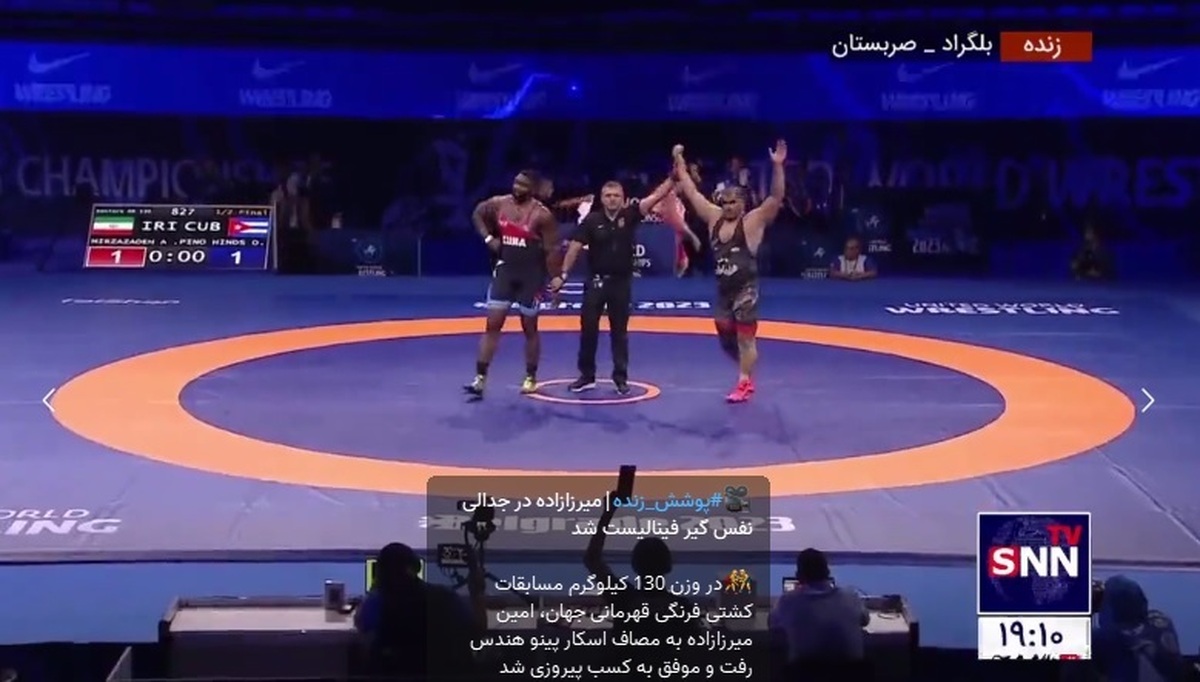 میرزازاده در جدالی نفس گیر فینالیست شد