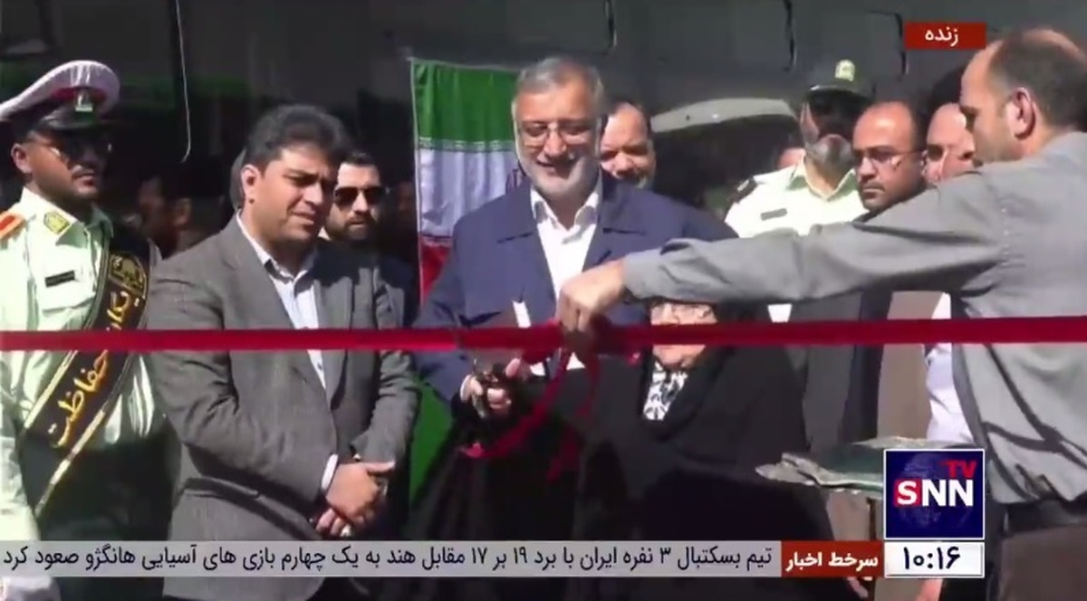 رونمایی از ناوگان جدید اتوبوسرانی با حضور شهردار تهران