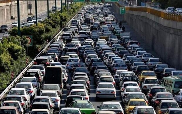 شروع بار ترافیکی در ۸ بزرگراه تهران