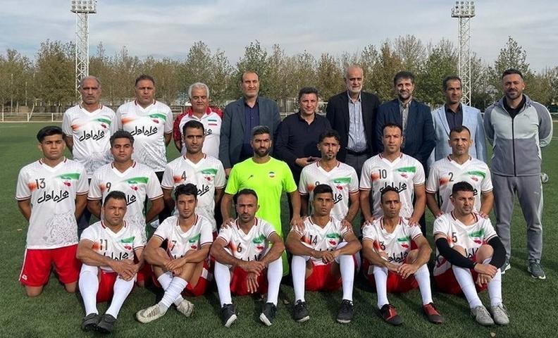 حضور نبی و قلعه‌نویی در تمرین تیم ملی فوتبال جانبازان و توان‌یابان
