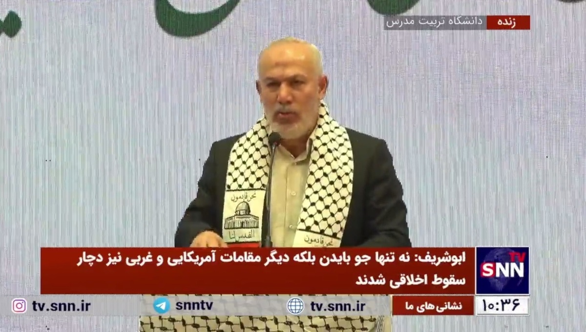 ناصر ابوشریف: اساتید دانشگاه در غرب از صهیونیست&zwnj;ها پول می&zwnj;گیرند و حامی ظالم شده&zwnj;&zwj;اند/ اساتیدِ حامی فلسطین از دانشگاه اخراج می&zwnj;شوند