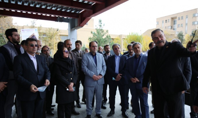 بازدید رئیس دانشگاه تهران از پروژه‌های عمرانی دانشگاه تهران