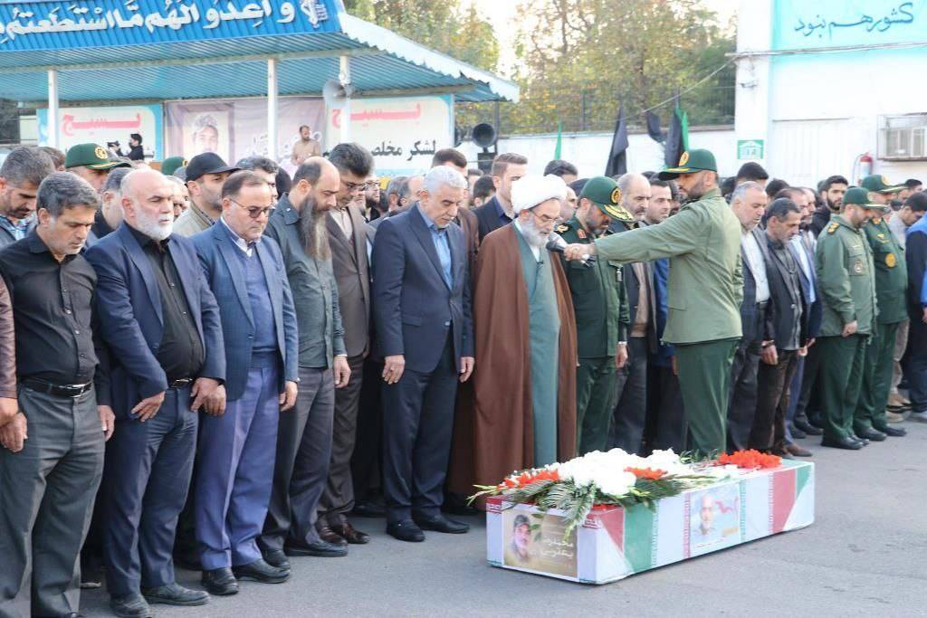 مراسم تشییع پیکر شهید مدافع حرم محمدرضا یعقوبی در رشت برگزار شد