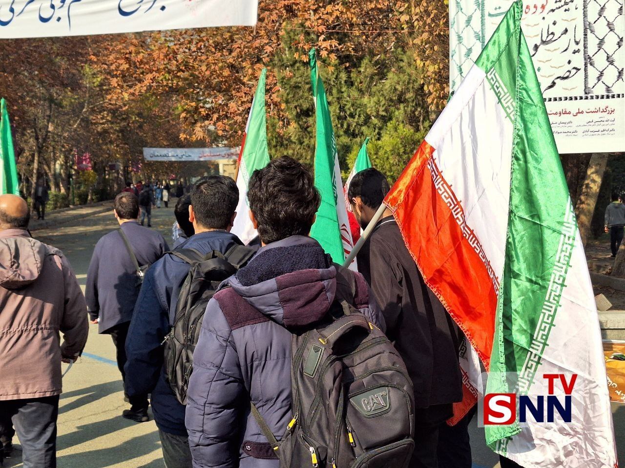 اجتماع و راهپیمایی دانشجویان دانشگاه تهران به مناسبت شانزده آذر +عکس