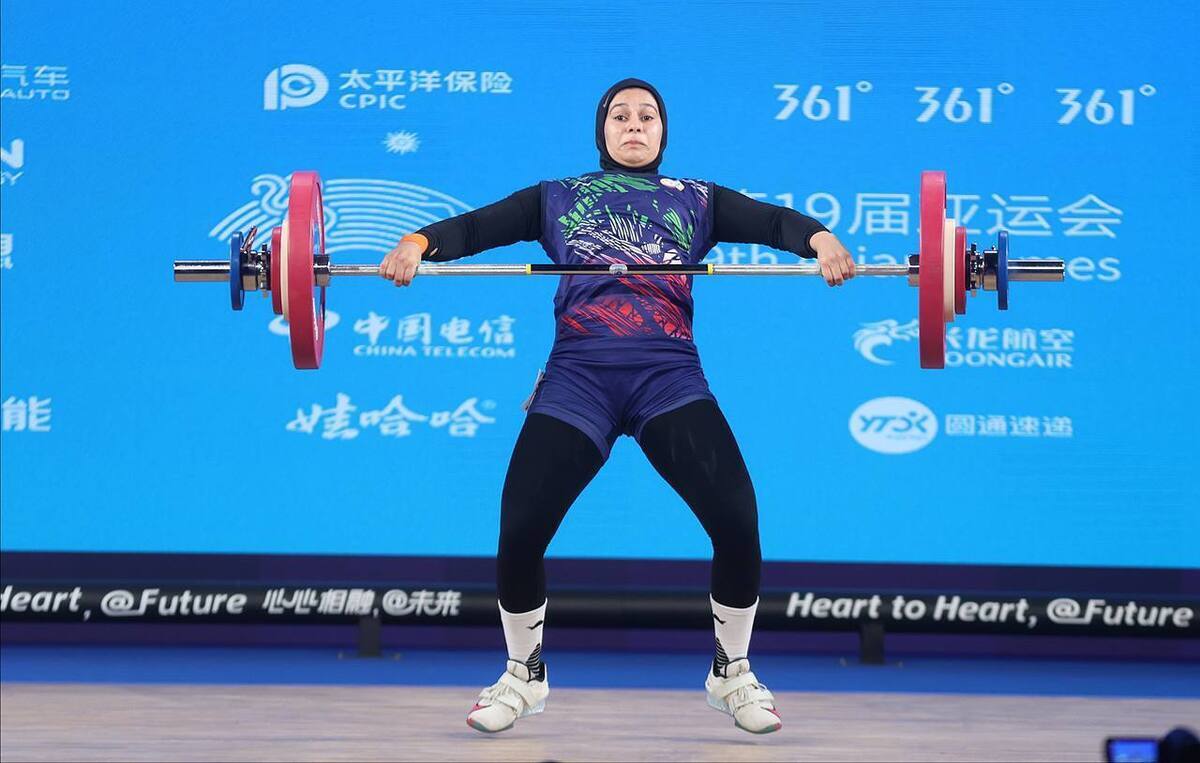 - رکوردشکنی دختر وزنه بردار ایرانی