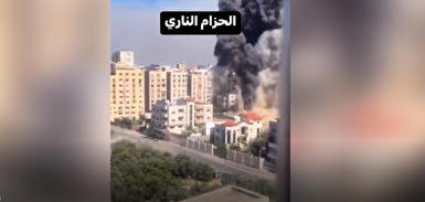 فیلمی از بمباران سنگین مناطق مسکونی در نوار غزه توسط اشغالگران صهیونیست