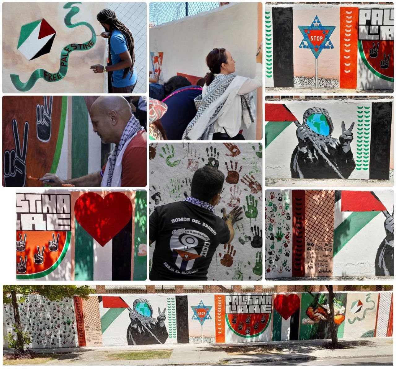قیام هنرمندان برای فلسطین، از سوریه تا کوبا / اهالی هنر‌های تجسمی پای کار «طوفان‌الاقصی» آمدند 2