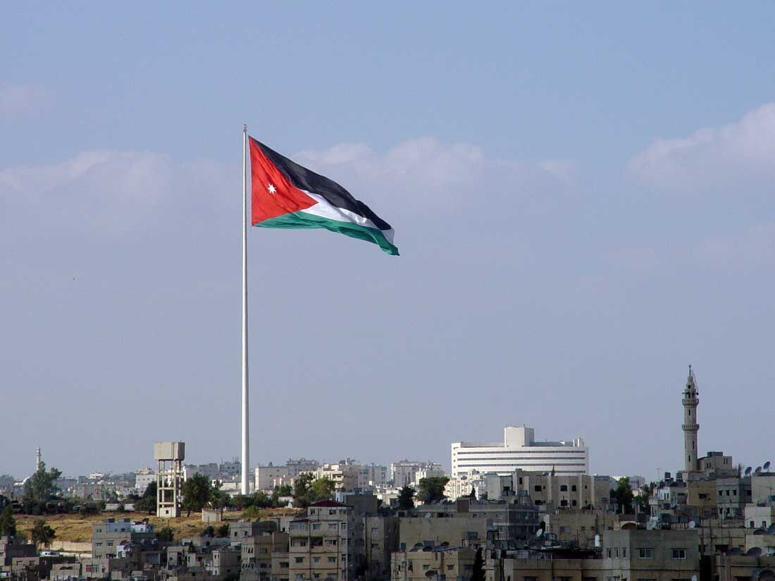 تجمع مردمی - دانشجویی اعلام انزجار از خیانت کشور اردن