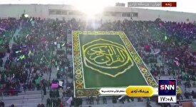 خط و نشان چند ده هزار نفری برای رژیم صهیونیستی؛ «حریفت منم، منم که اهل ایرانم»