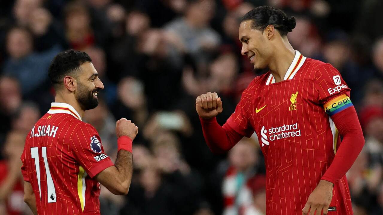 محمد صلاح، ویرجیل فن دایک در لیورپول میمانند