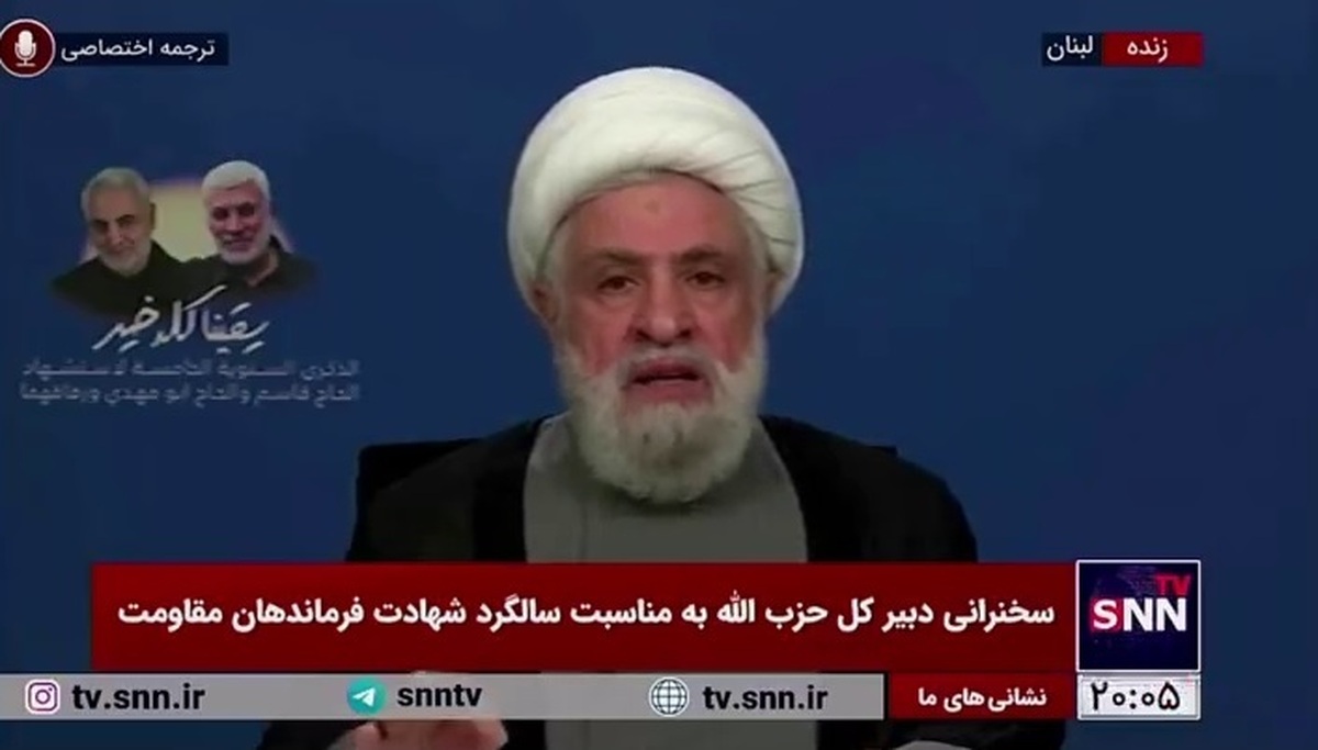 شیخ نعیم قاسم: حضرت زینب (س) اولین رسانه&zwnj;ای بود که شهادت امام حسین (ع) را نقل کرد