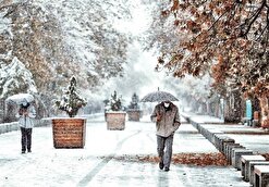 بارش برف و باران آذربایجان غربی را در برگرفت