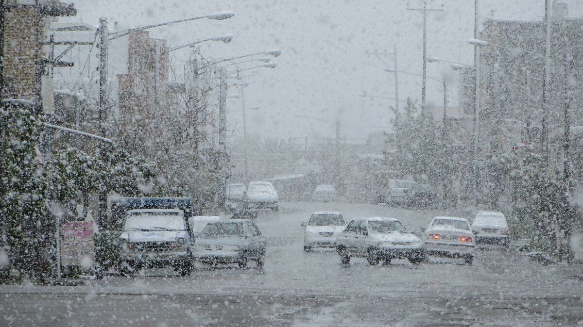 بارش برف و باران در جاده‌های 5 استان کشور